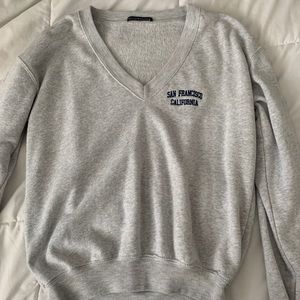 Brandy Melville v-neck sweatshirt